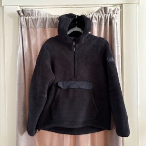 North Face Sherpa Hooded Pullover Sz L
